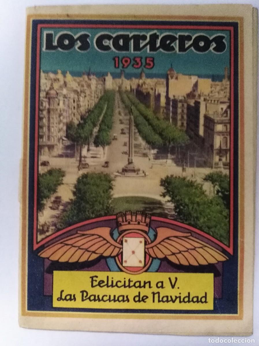 Postales: Aguinaldo Felicitacion.Los Carteros Felicitan Las pascuas de Navidad 1935