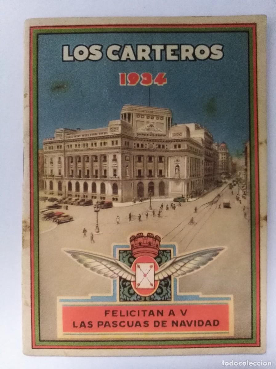 Postales: Aguinaldo Felicitacion.Los Carteros Felicitan Las pascuas de Navidad 1934