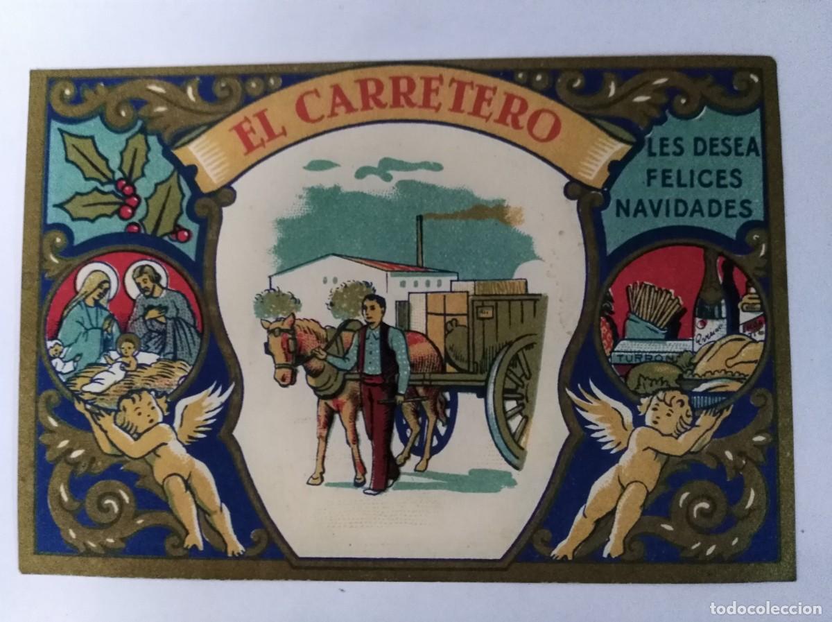 Postales: Aguinaldo Felicitacion.El Carretero Les desea Felices Navidades
