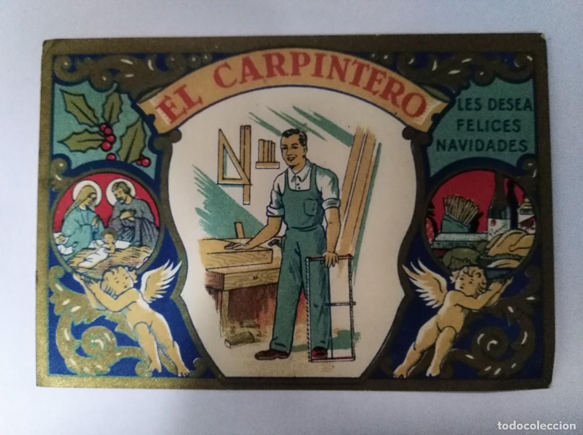 Postales: Aguinaldo Felicitacion El Carpintero Les Desea Felices Navidades