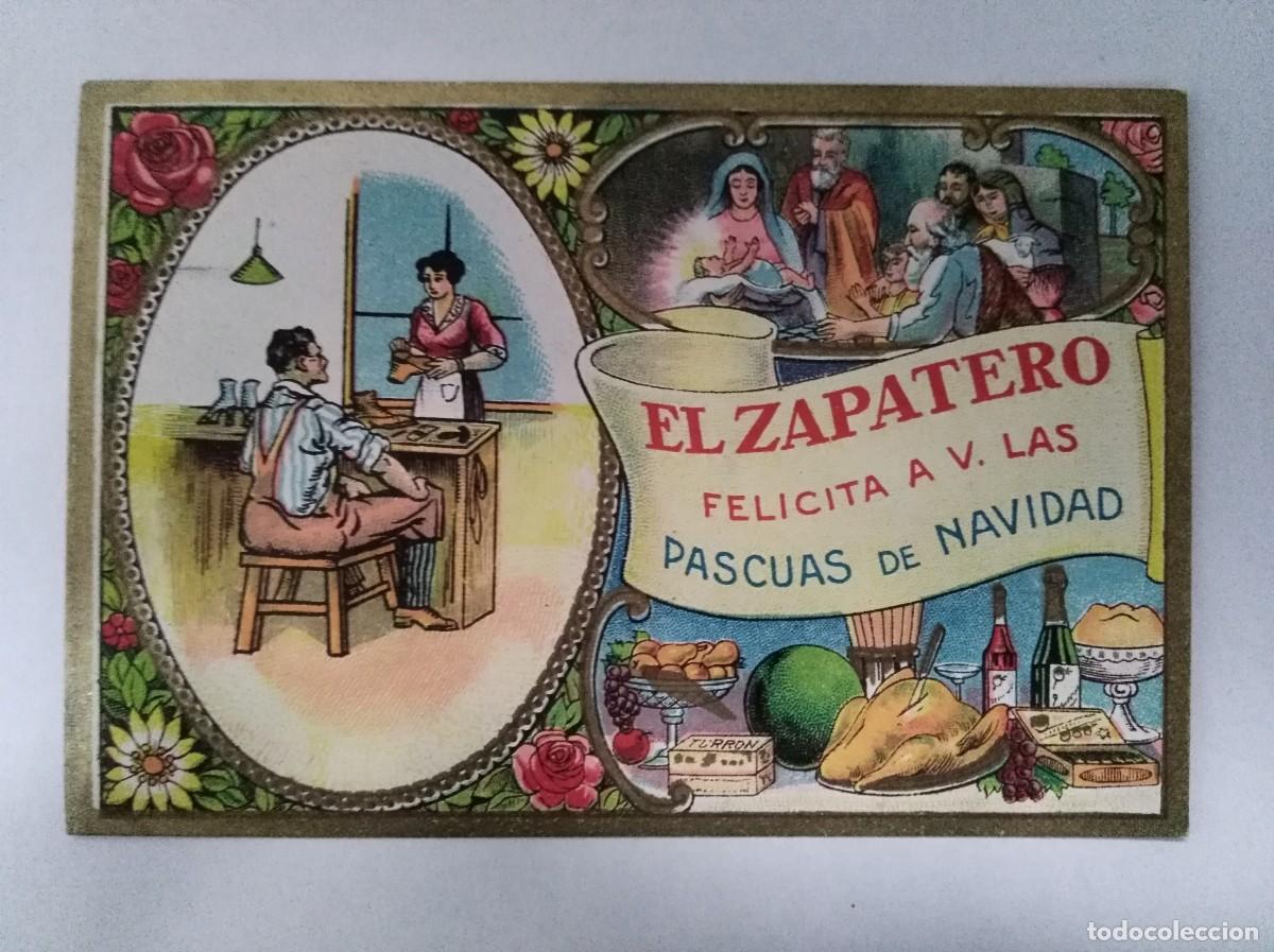 Postales: Aguinaldo Felicitacion.El Zapatero Felicita Las Pascuas de Navidad