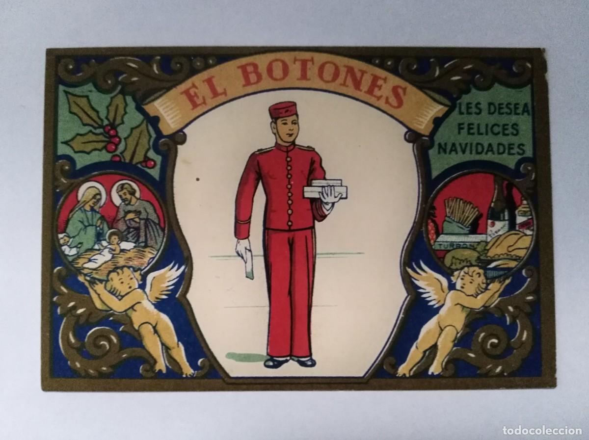 Postales: Aguinaldo Felicitacion.El Botones Les desea Felices Navidades