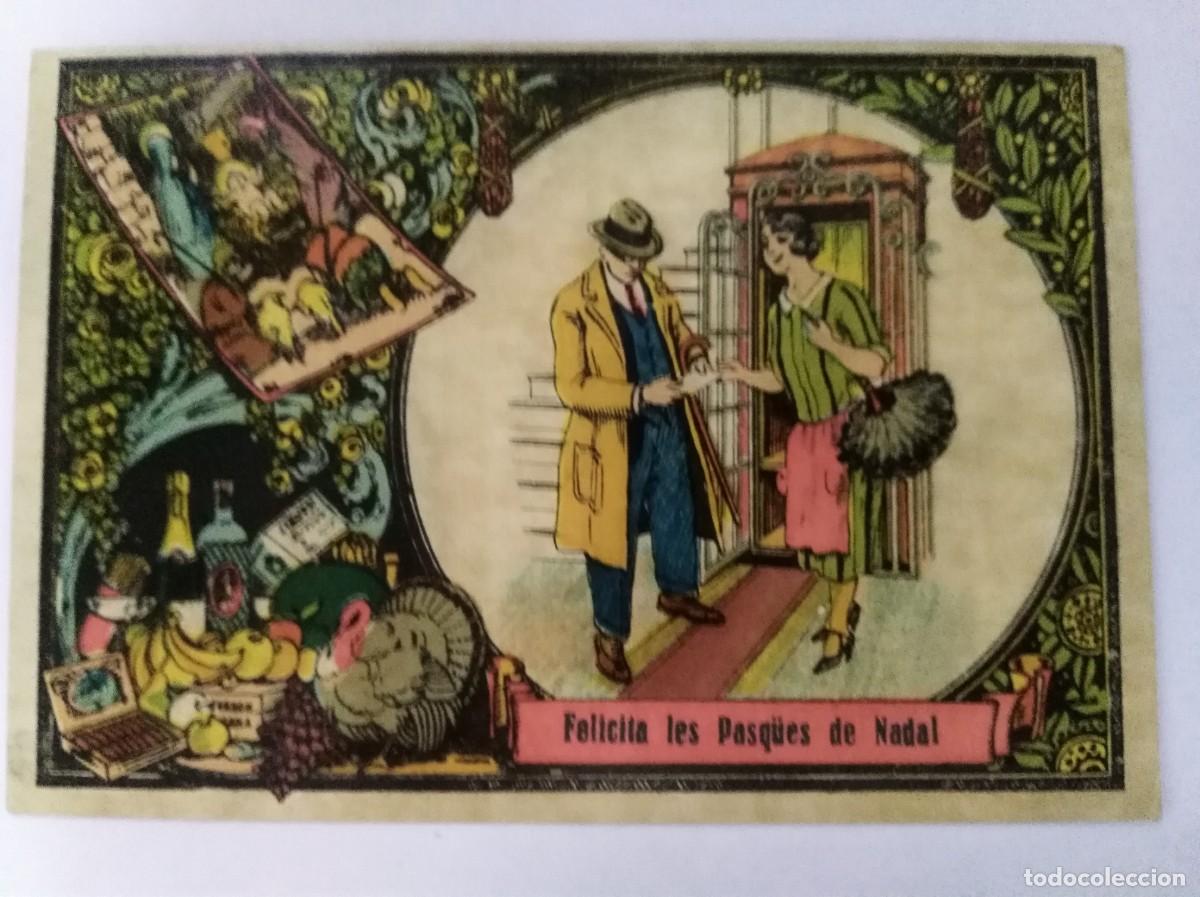 Postales: Aguinaldo Felicitacion.La Portera Les Desitja Bon Nadal