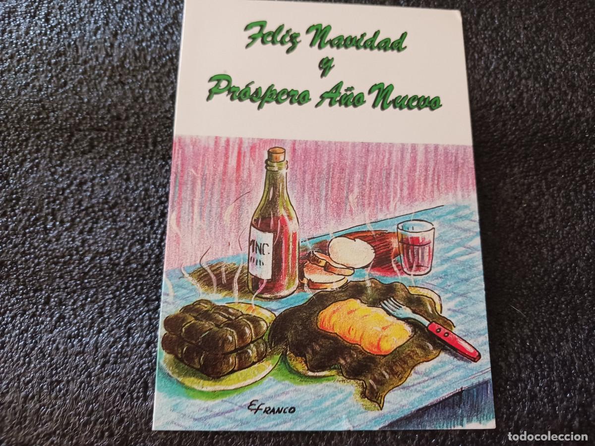 Postales: diptico, felicitacion navide&ntilde;a il. eduardo franco