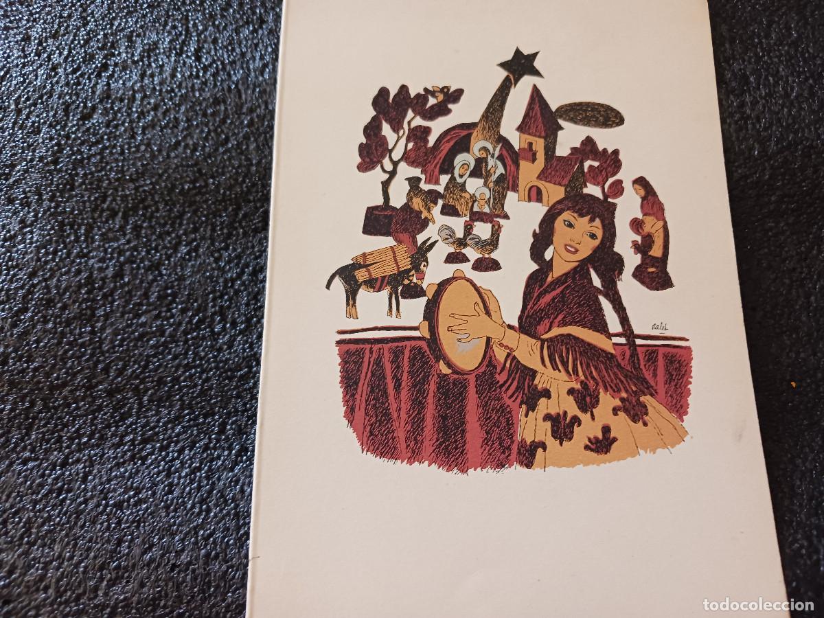 Postales: diptico, felicitacion navide&ntilde;a, dr. joan jubert, ilustra palet (filograf)