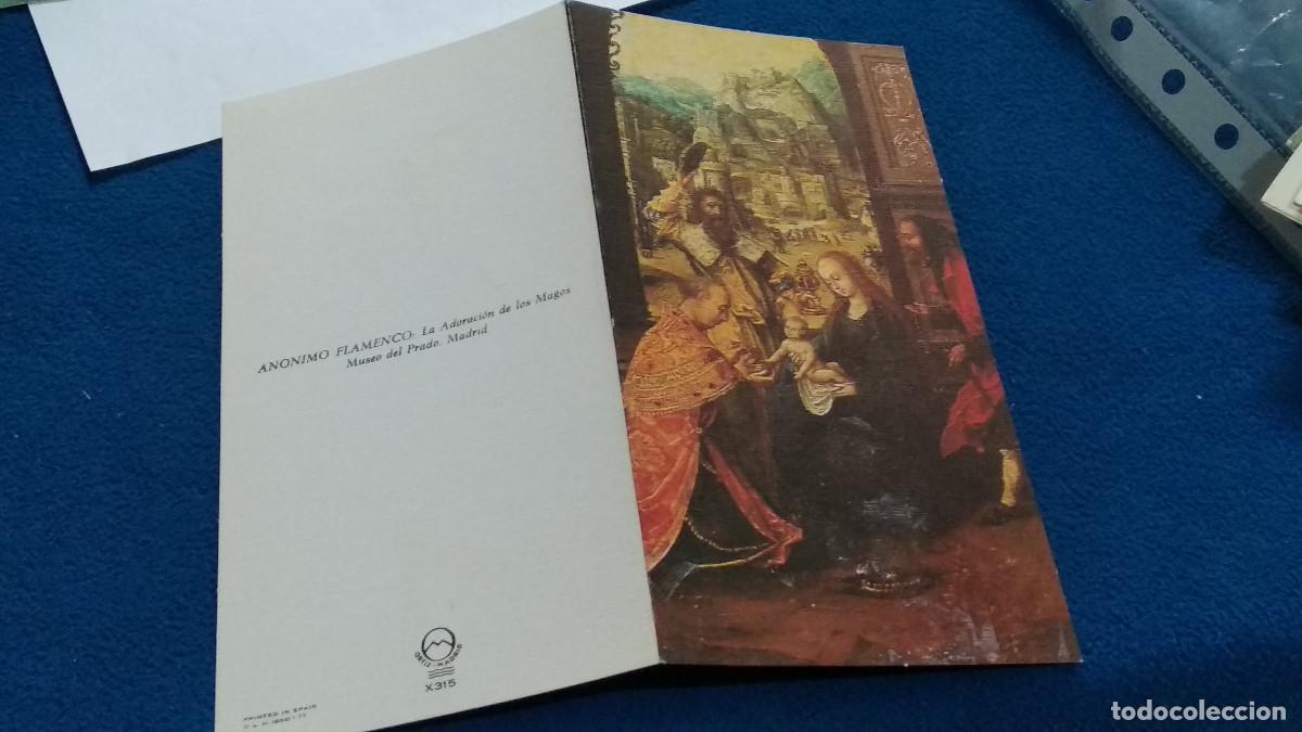 Postales: TARJETA. POSTAL. POSTAL DE NAVIDAD. ED. ORTIZ LA ADORACI&Oacute;N DE LOS MAGOS 1977