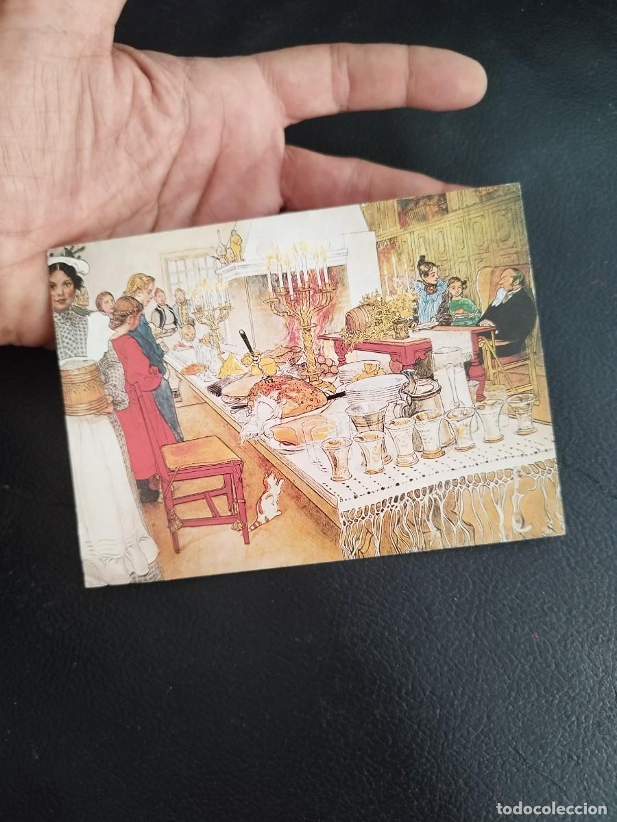 Postales: Tarjeta postal reproduccion pintura &rdquo;Julaftonen&rdquo; (Nochebuena). Navidad. Carl Larsson.