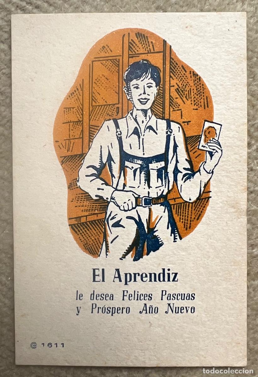 Postales: Tarjeta Felicitaci&oacute;n El Aprendiz le desea Felices Pascuas y Prospero A&ntilde;o Nuevo