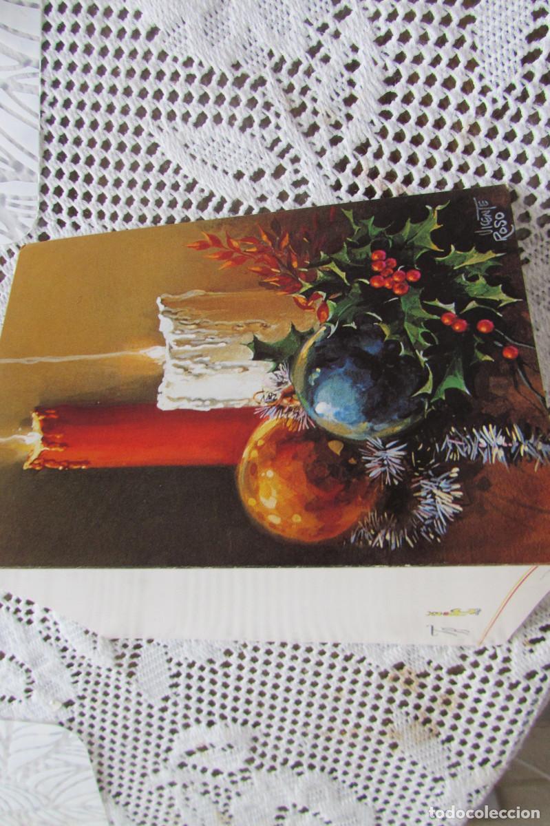 Postales: POSTAL NAVIDE&Ntilde;A VICENTE ROSO ESCRITA