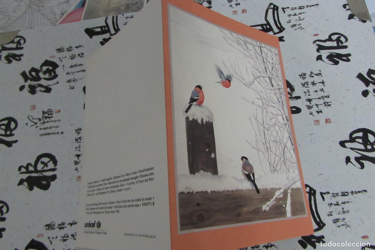 Postales: POSTAL NOTIFICACION UNICEF DOUGLAS ANDERSON.UNITED KINGDOM ESCRITA