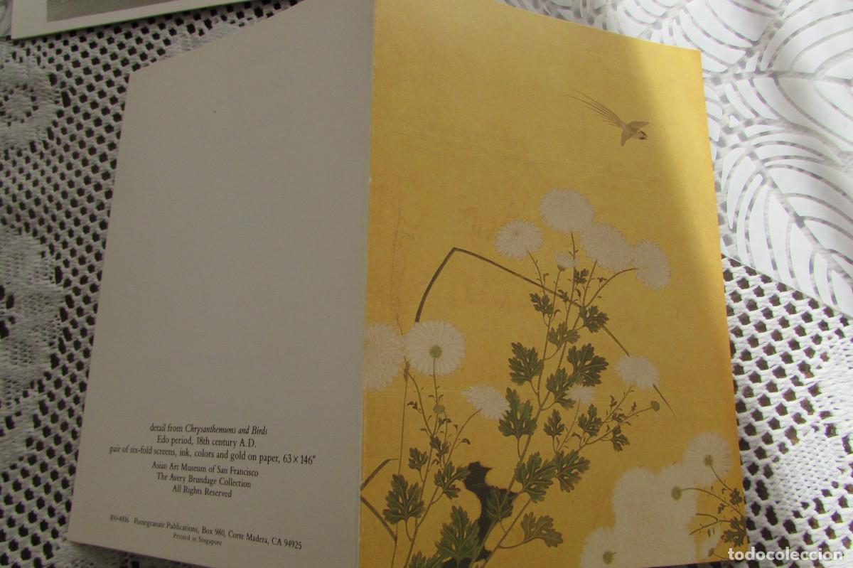 Postales: TARJETA POSTAL ESCRITA 100-4816 DETAIL FROM CHRYSANTHEMUMS AND BIRDS