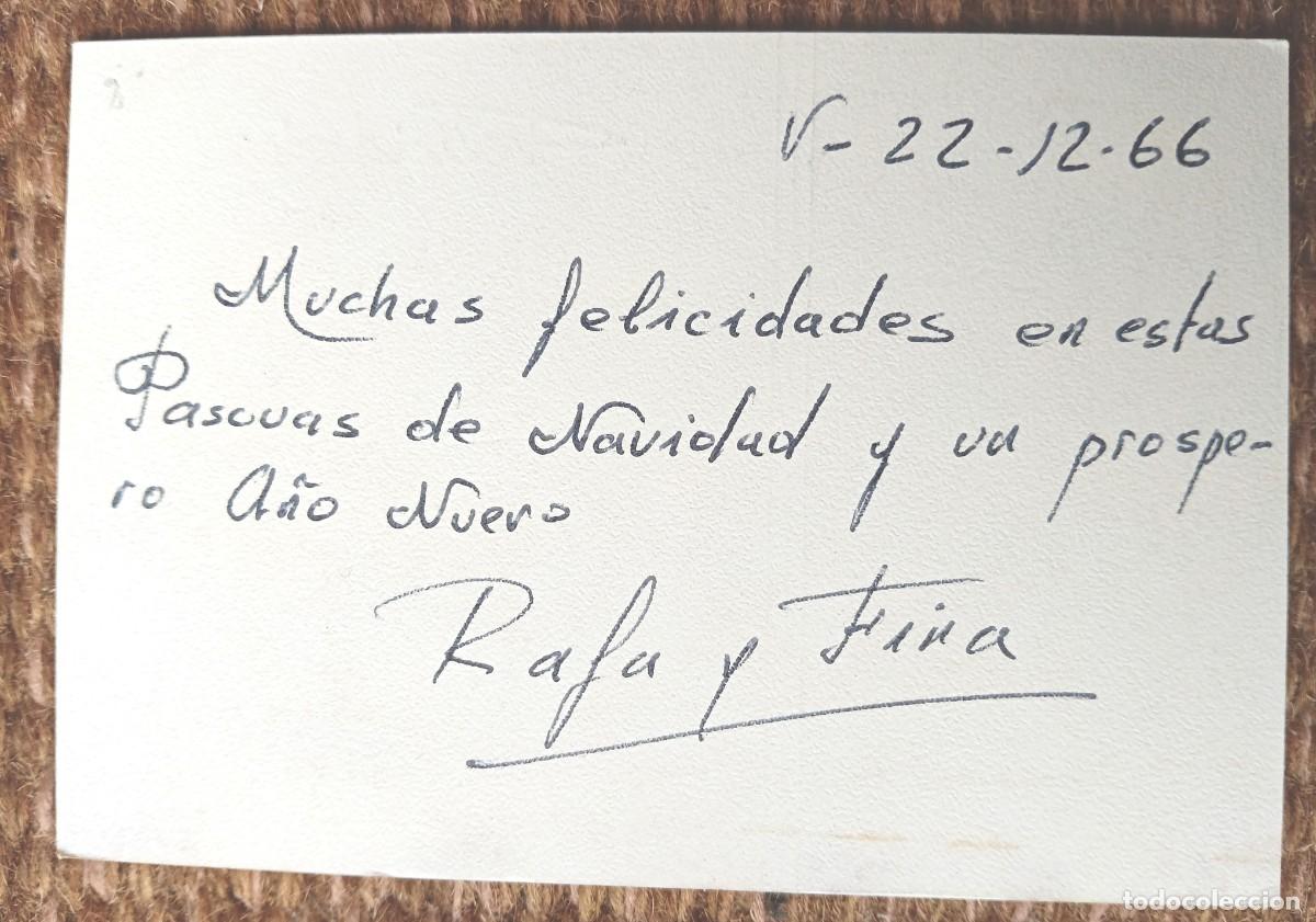 Postales: TARJETA DE NAVIDAD 1966 - Foto 2