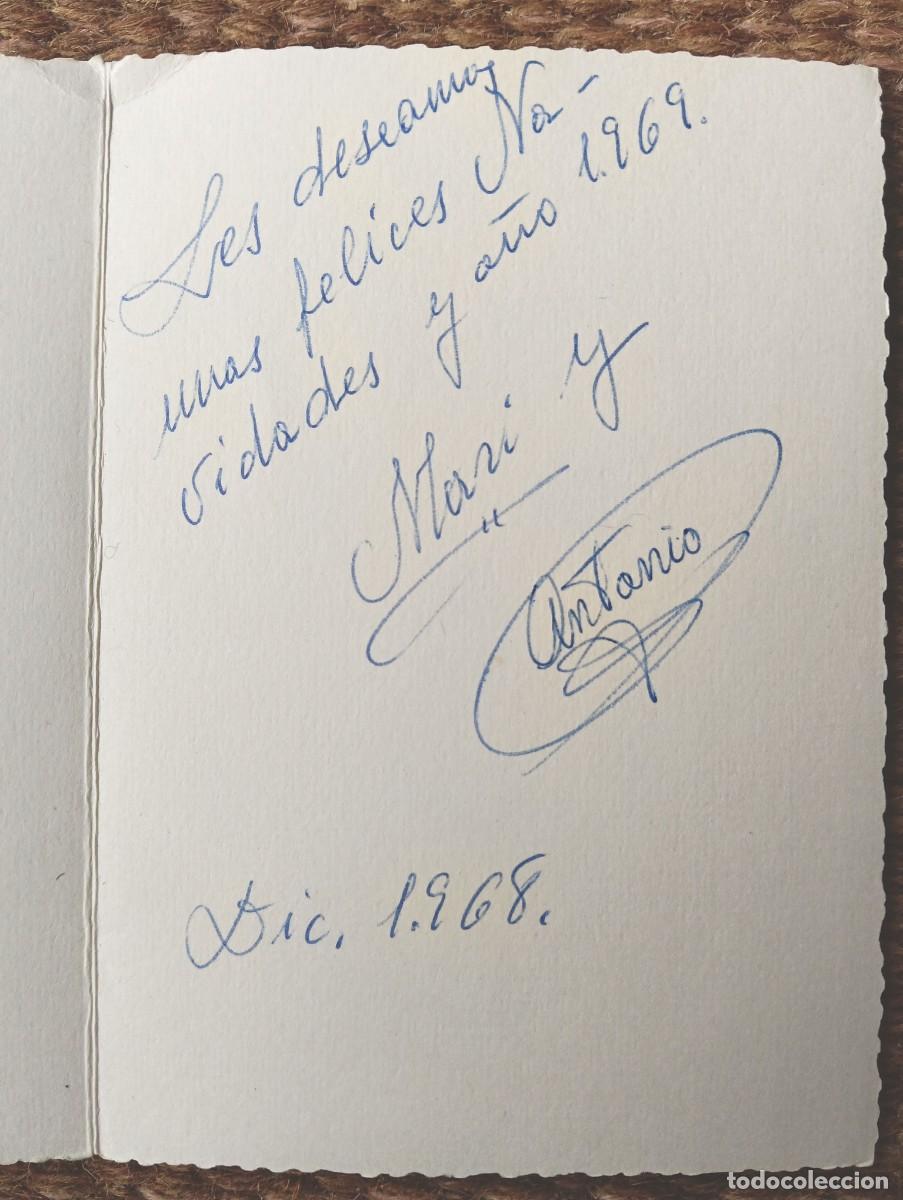 Postales: TARJETA DE NAVIDAD 1968 - Foto 2