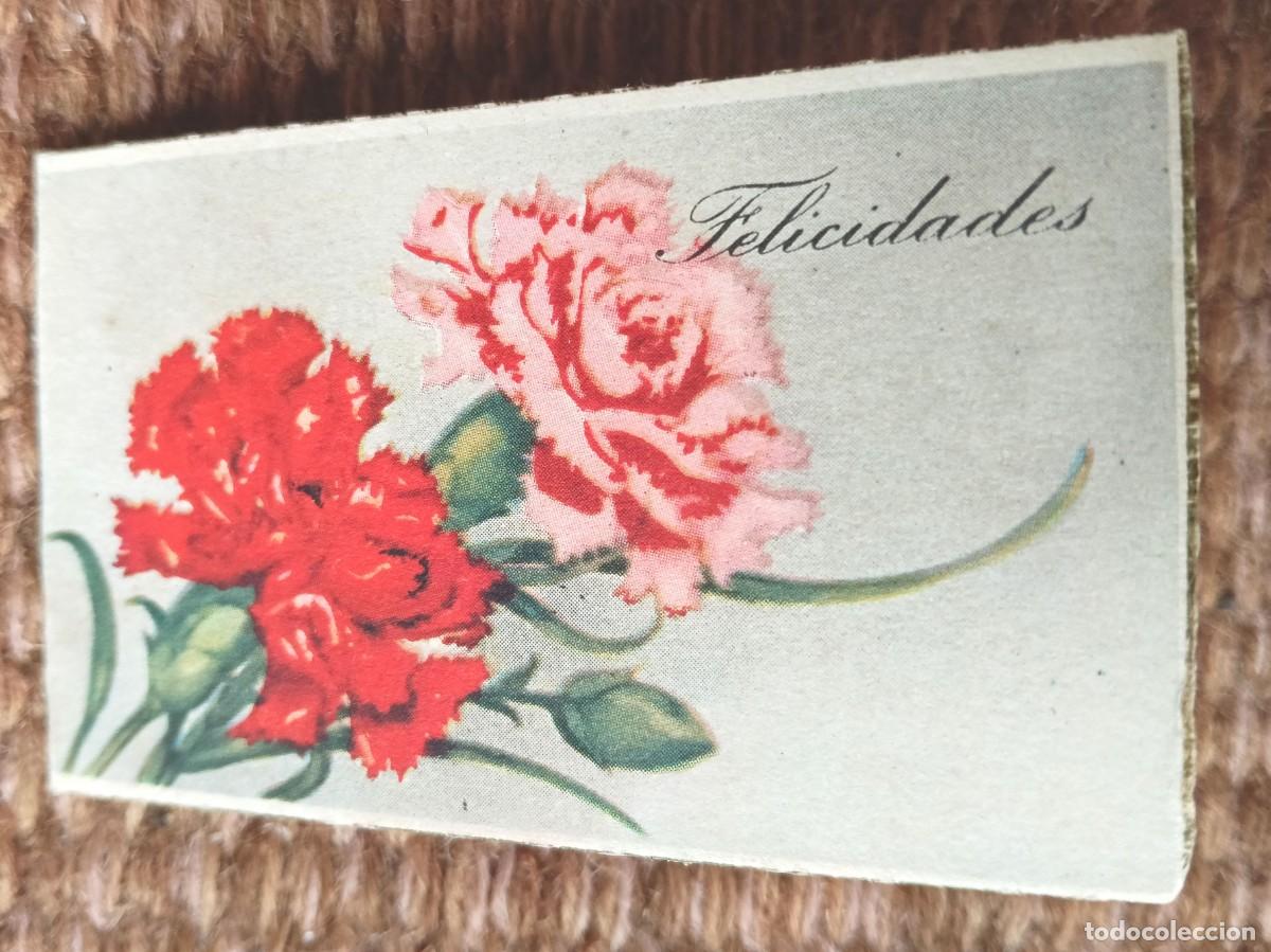 Postales: TARJETA DE NAVIDAD CON CLAVELES
