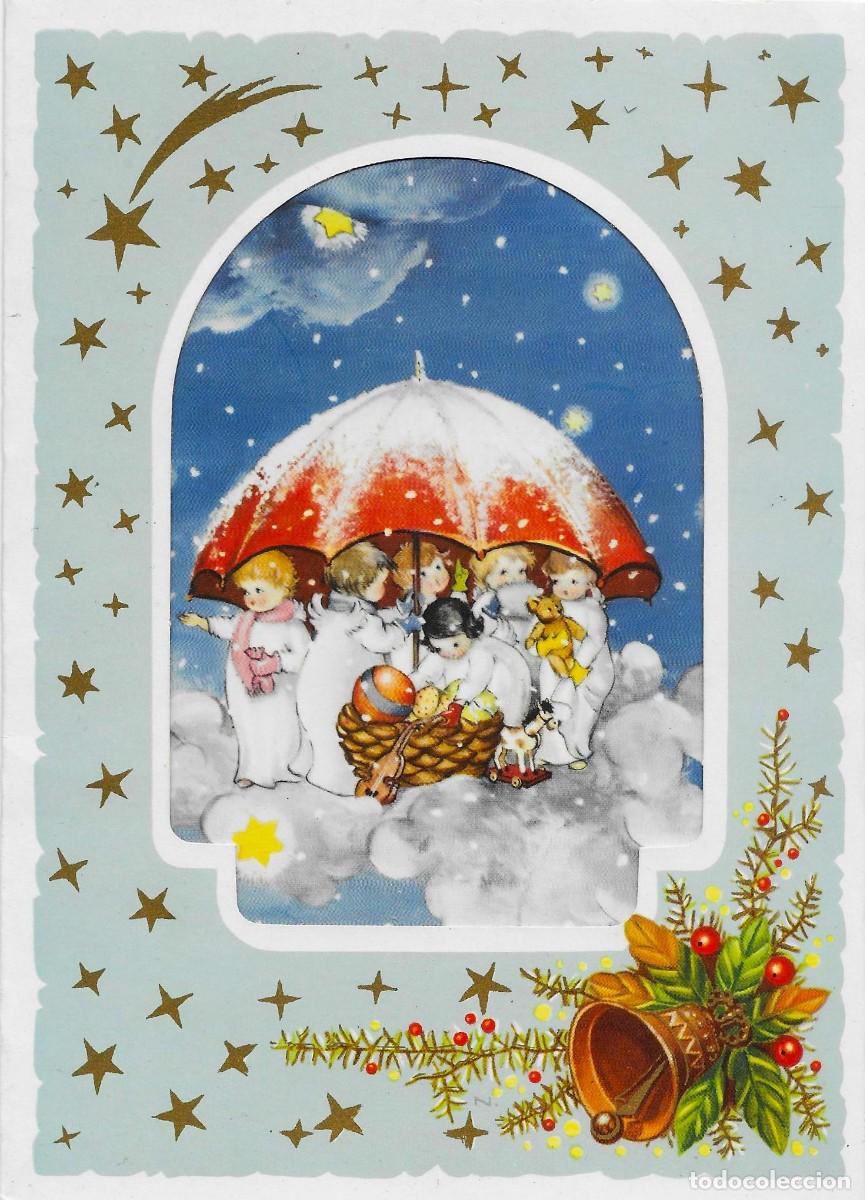 Postales: 7357P - ROSA - EDICIONES ANCLA SERIE PRIMOR 6 - TRIPTICA, TROQUELADA 17,5X12,5 CM - DATA 1959