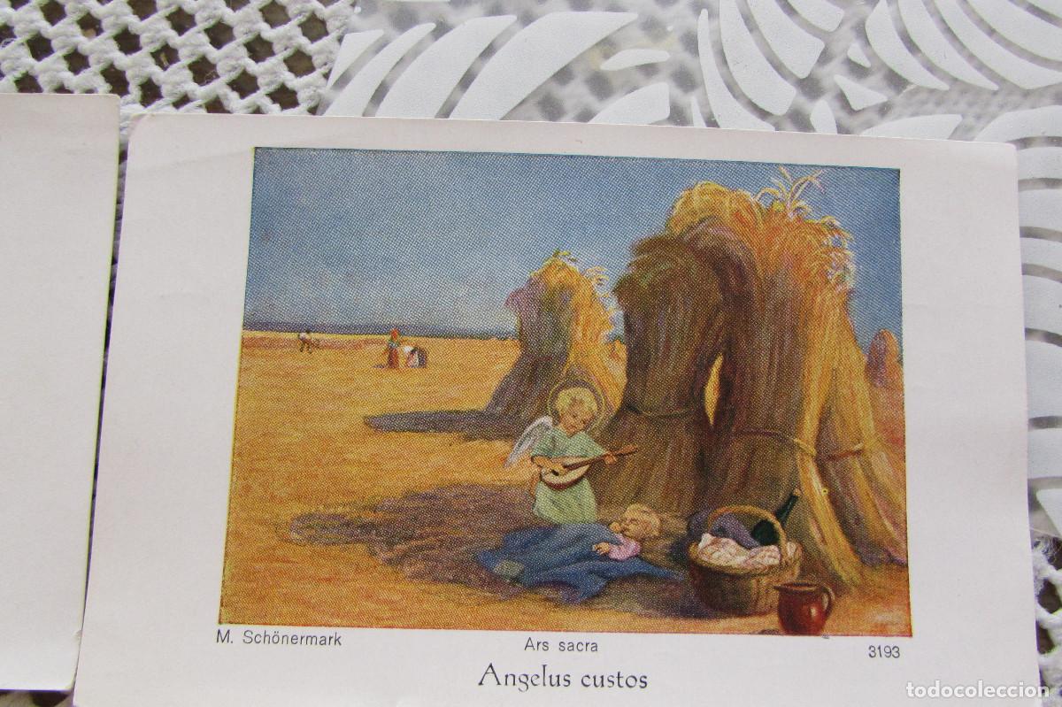 Postales: LOTE 7 ESTAMPAS NAVIDE&Ntilde;AS ESCRITAS - Foto 2