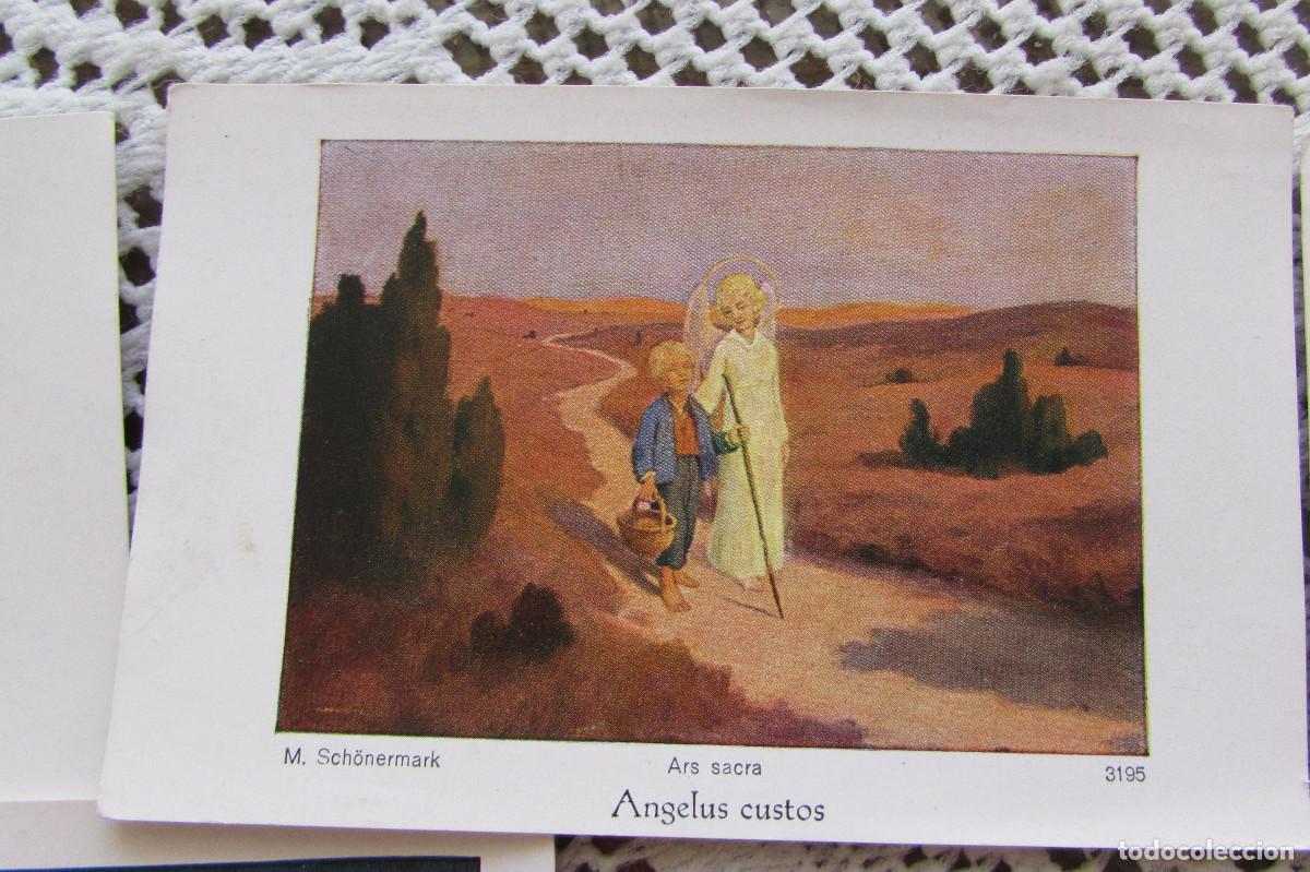 Postales: LOTE 7 ESTAMPAS NAVIDE&Ntilde;AS ESCRITAS - Foto 3