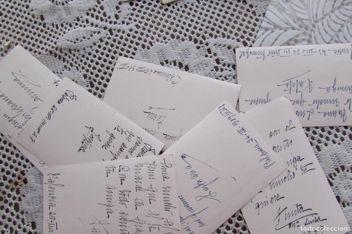 Postales: LOTE 7 ESTAMPAS NAVIDE&Ntilde;AS ESCRITAS - Foto 9