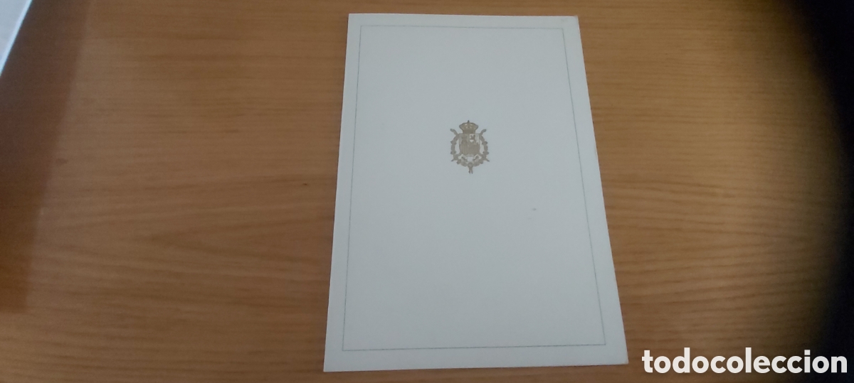 Postales: FELICITACION DE NAVIDAD. FIRMAS REYES DE ESPA&Ntilde;A 1984. ZARZUELA