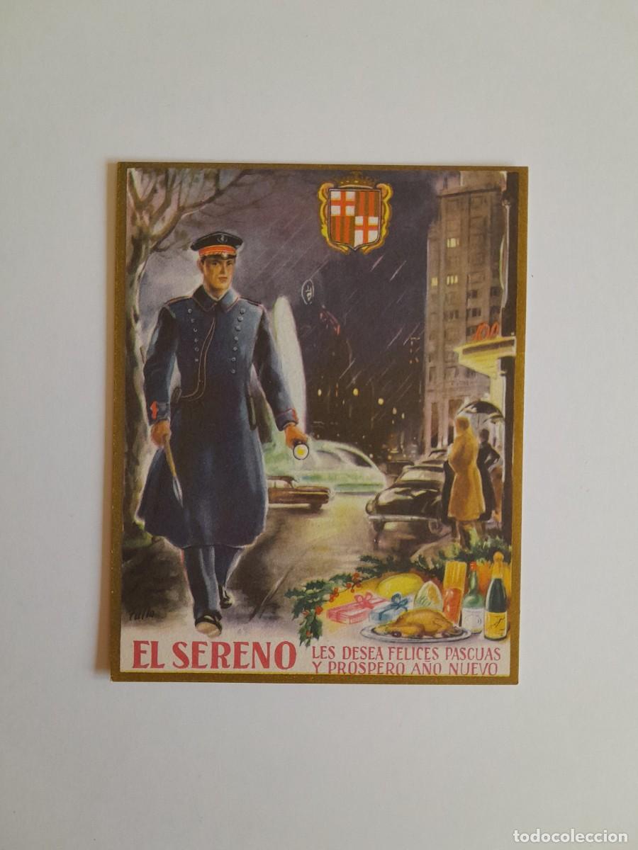 Postales: FELICITACI&Oacute;N NAVIDE&Ntilde;A DEL SERENO (c.1960)