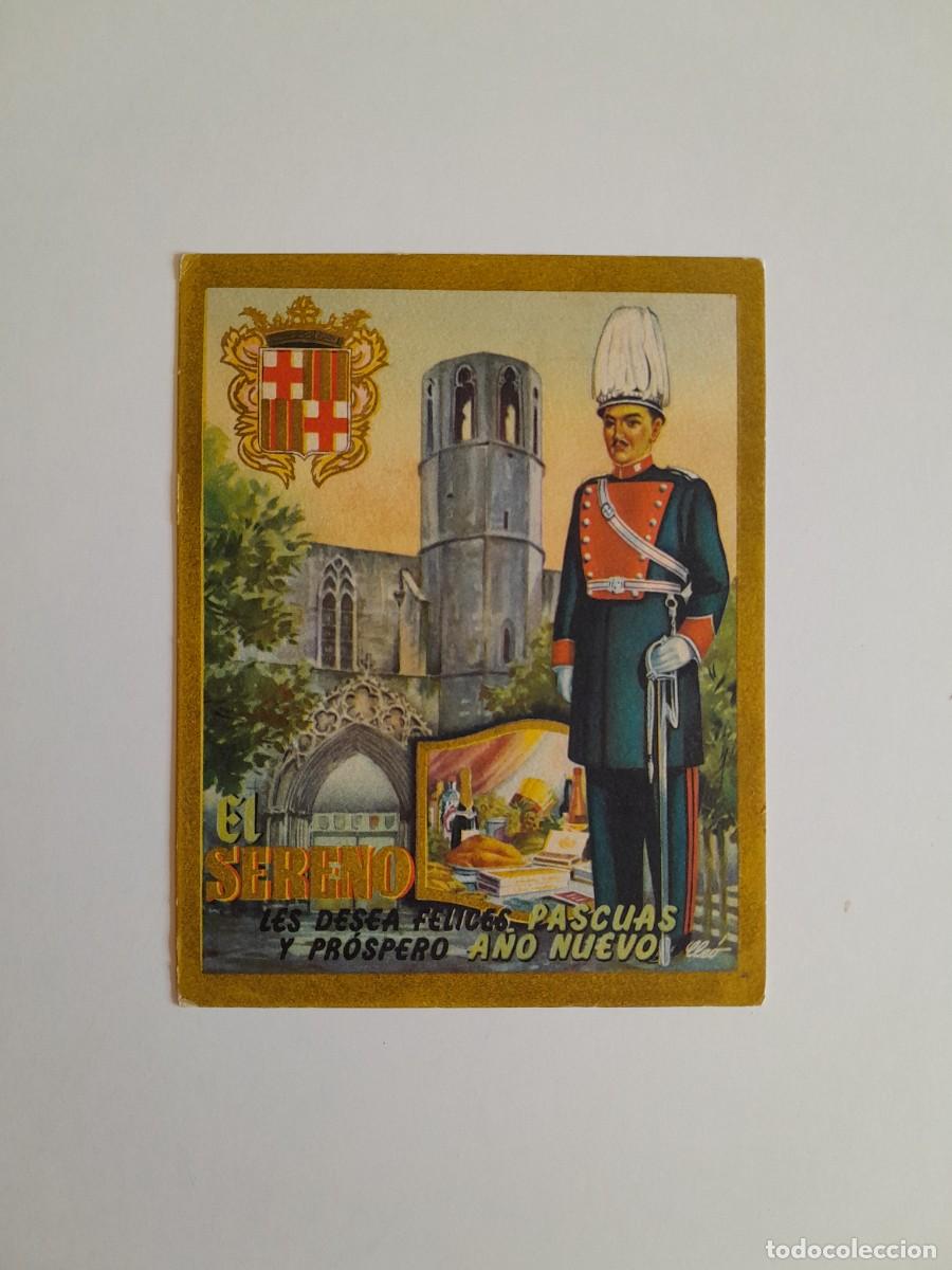 Postales: FELICITACI&Oacute;N NAVIDE&Ntilde;A DEL SERENO (c.1960)