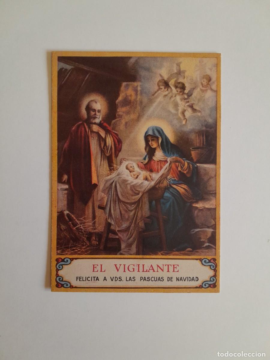 Postales: FELICITACI&Oacute;N NAVIDE&Ntilde;A DEL VIGILANTE (c.1960)