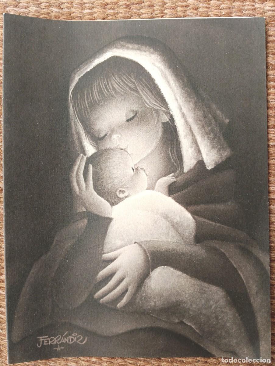 Postales: FERRANDIZ - ILUSTRACION PARA TARJETA DE NAVIDAD 1961