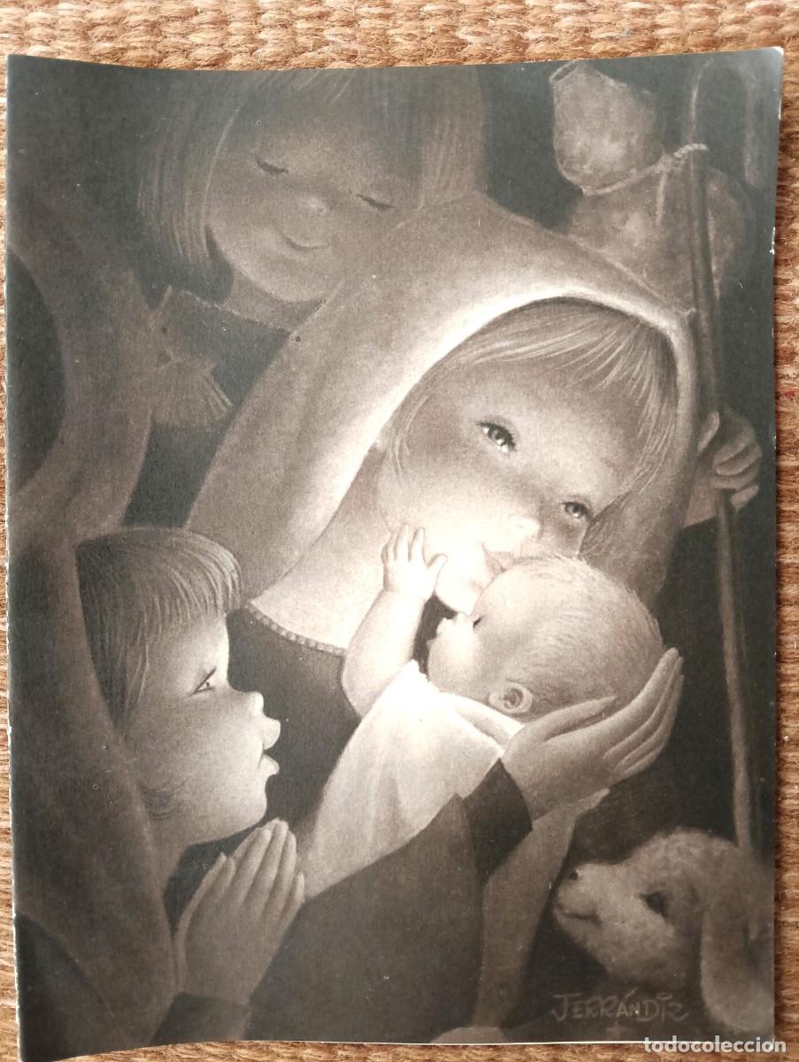 Postales: FERRANDIZ - ILUSTRACION PARA TARJETA DE NAVIDAD 1961