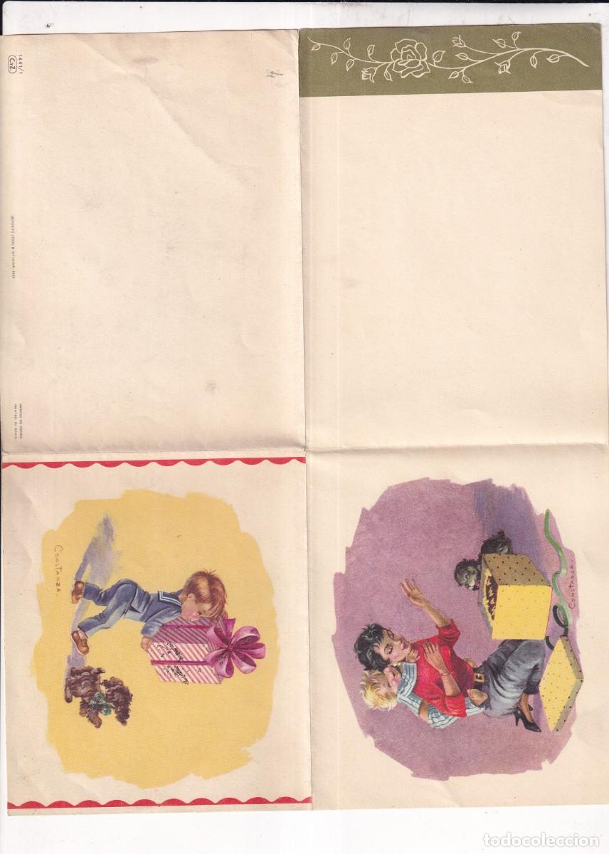 Postales: Curiosa felicitaci&oacute;n de navidad. Constanza ilustrador. 1441/ 1 C y Z