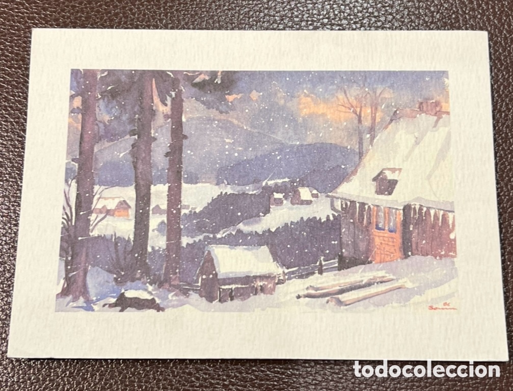 Postales: Postal de Navidad. UNICEF. A&ntilde;os 90.