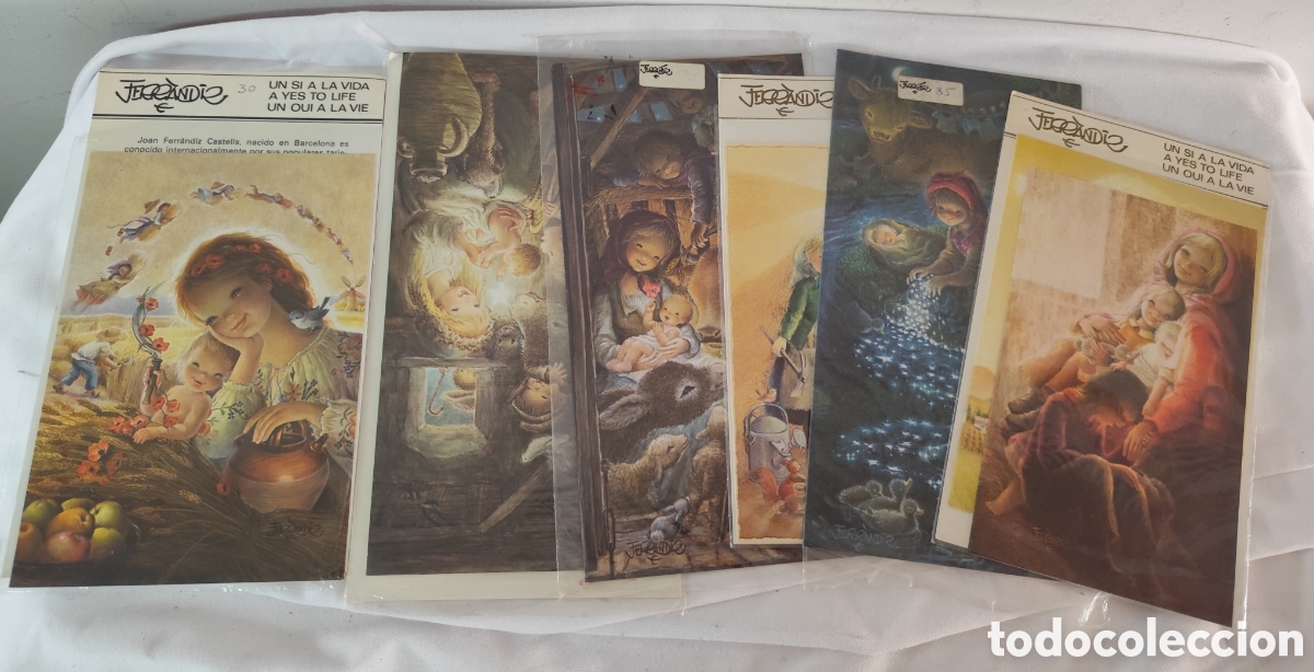 Postales: Lote postales ferrandiz a&ntilde;os 90