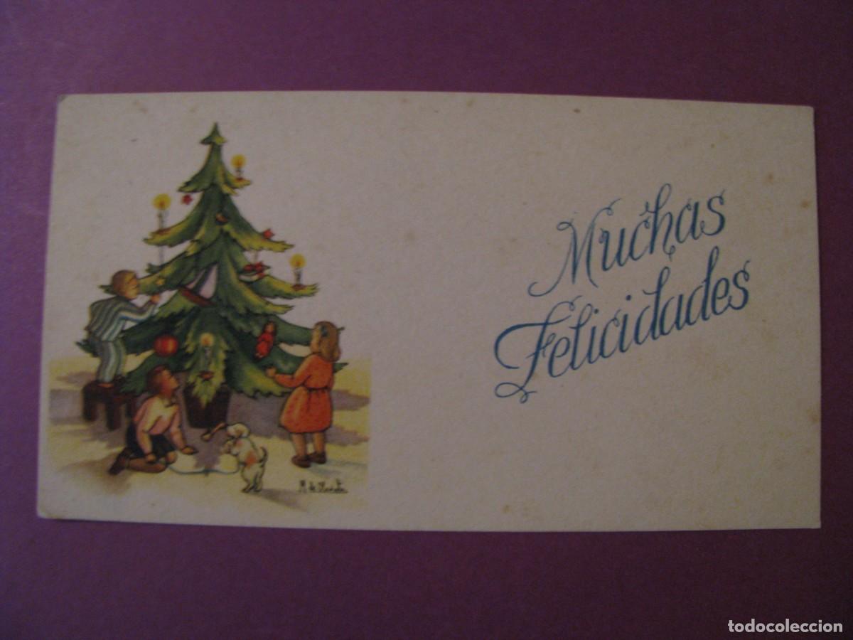 Postales: TARJETA POSTAL DE NAVIDAD DE IL. M. DE OLA&Ntilde;ETA. 11,5X6,5 CM. SIN ESCRIBIR