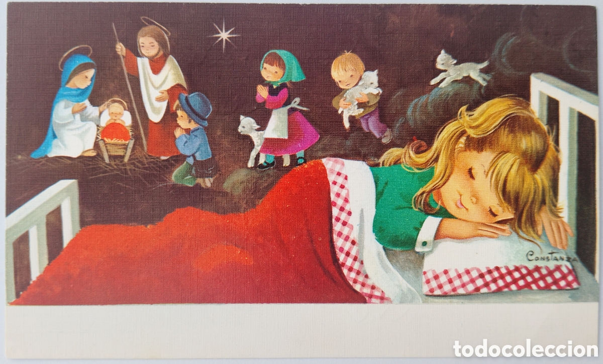 Postales: FELICITACI&Oacute;N NAVIDAD - CONSTANZA - EDICIONES CYZ - NACIMIENTO BEL&Eacute;N NI&Ntilde;A