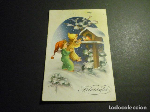 Postales: POSTAL NAVIDAD C. VIVES ILUSTRADOR