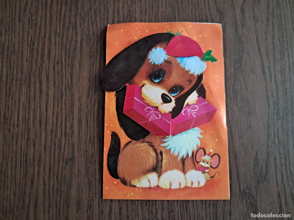 Postales: postal de felicitaci&oacute;n de navidad, a&ntilde;o 1975.