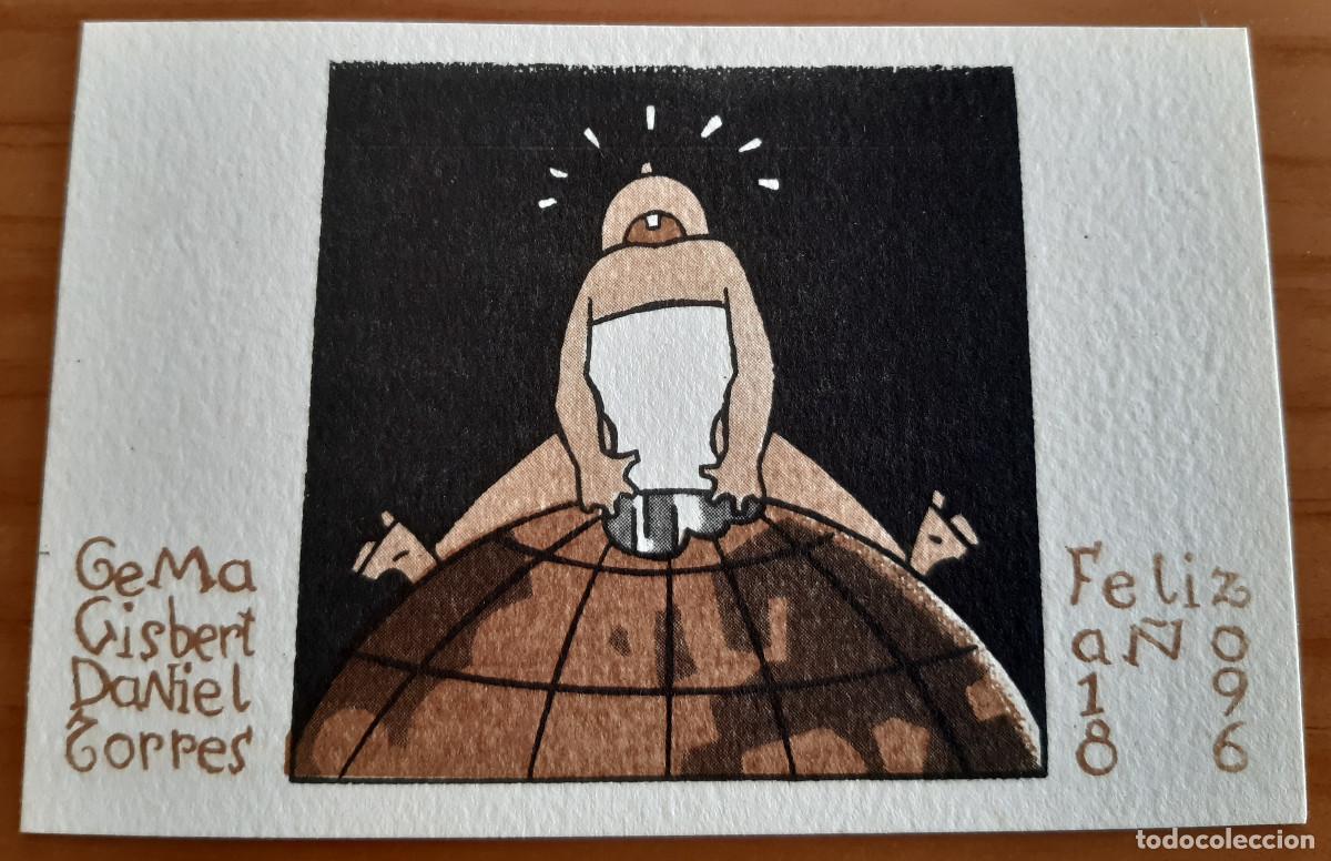 Postales: TARJETA FELICITACI&Oacute;N DE NAVIDAD - A&Ntilde;O 1986 - 8,50 X 13 CMS. - PERFECTO ESTADO