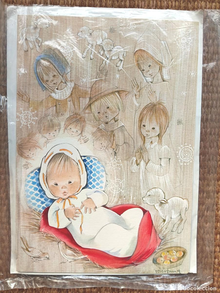Postales: ROSERPUIG - TARJETA DE NAVIDAD + SOBRE ORIGINAL - SIN ESCRIBIR