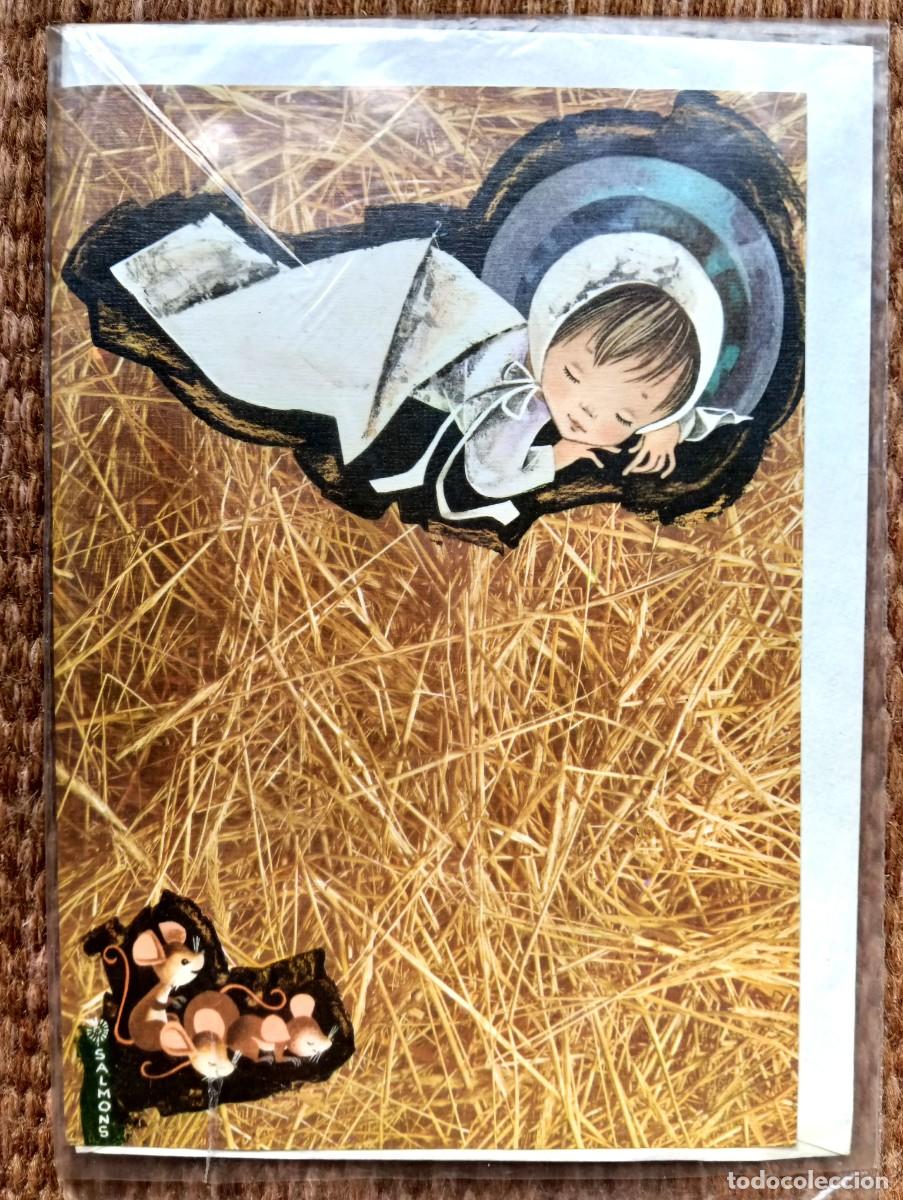 Postales: SALMONS - TARJETA DE NAVIDAD + SOBRE - SIN ESCRIBIR