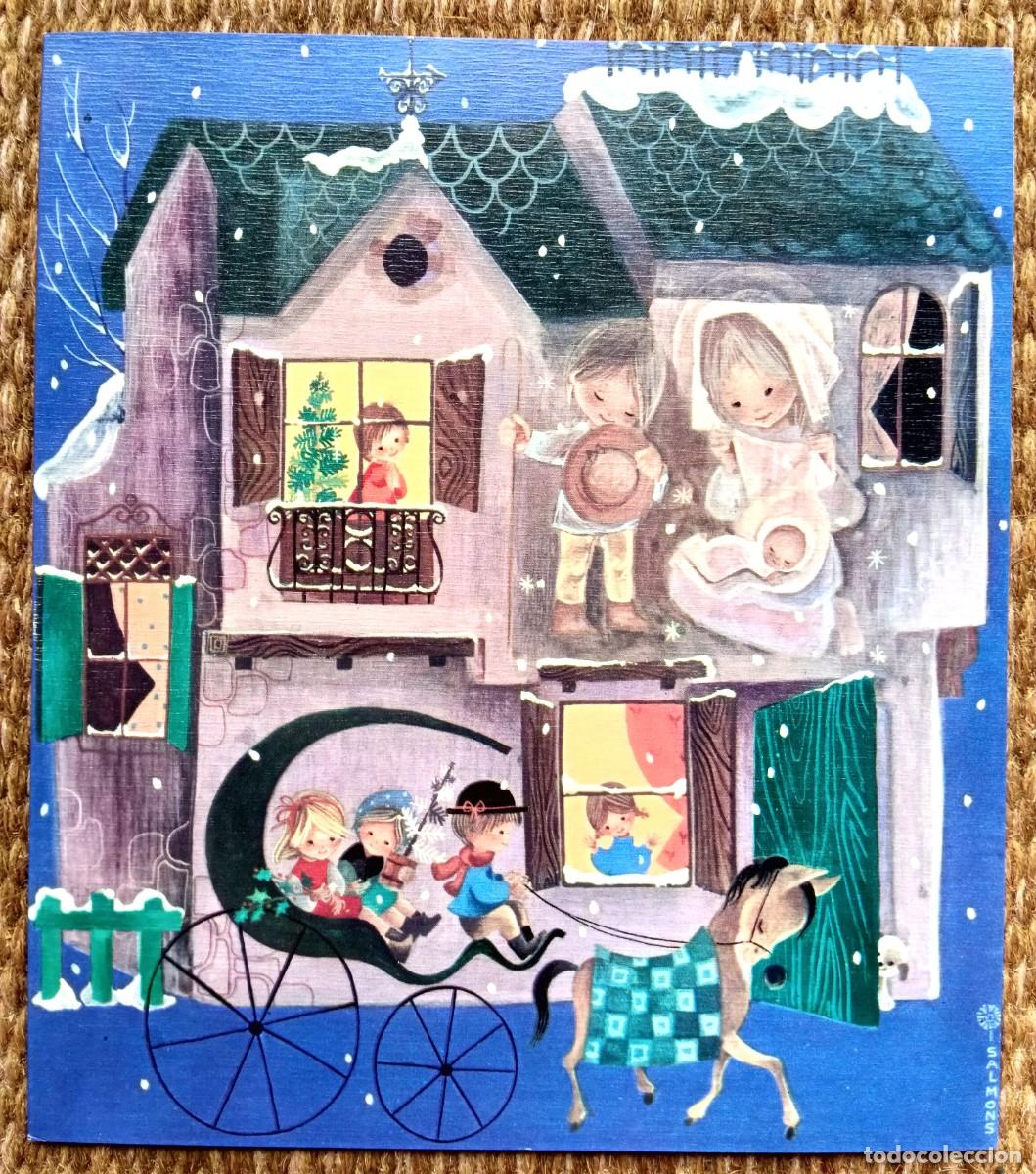 Postales: SALMONS - TARJETA DE NAVIDAD SIN ESCRIBIR