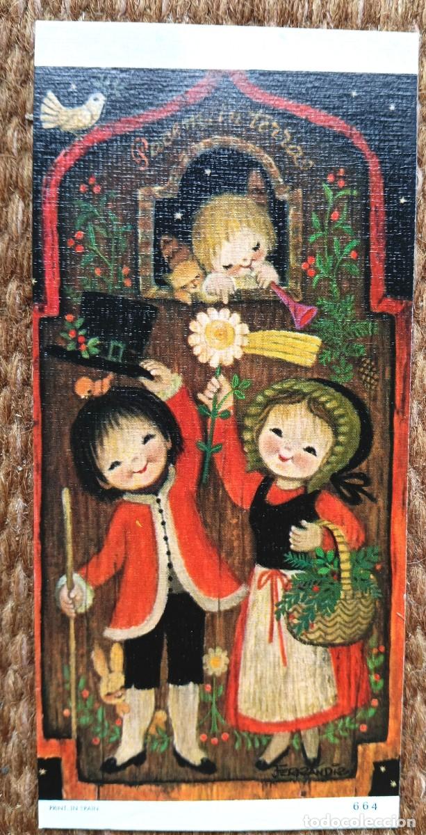 Postales: FERRANDIZ - ILUSTRACION PARA TARJETA DE NAVIDAD