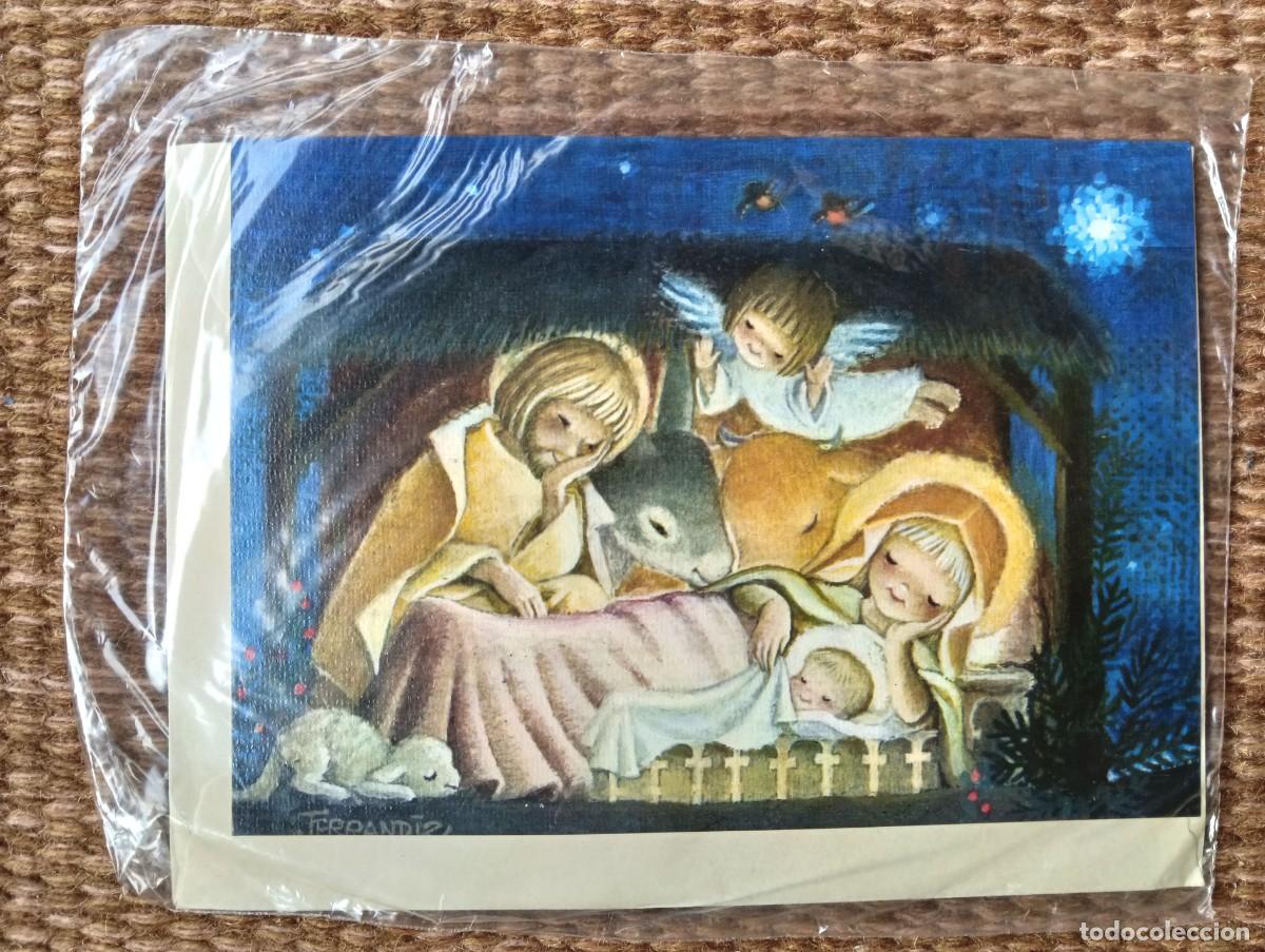Postales: FERRANDIZ - TARJETA DE NAVIDAD PRECINTADA + SOBRE ORIGINAL