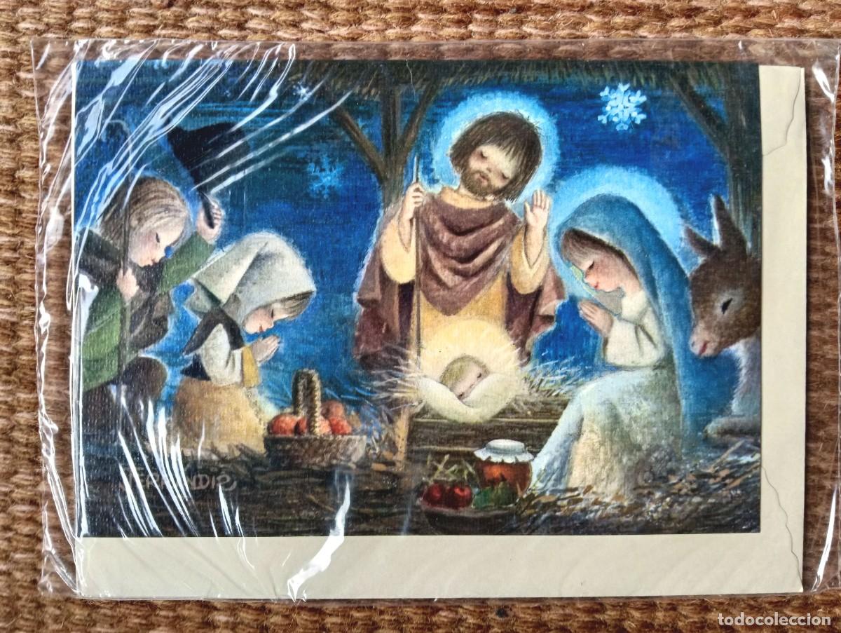 Postales: FERRANDIZ - TARJETA DE NAVIDAD PRECINTADA + SOBRE ORIGINAL