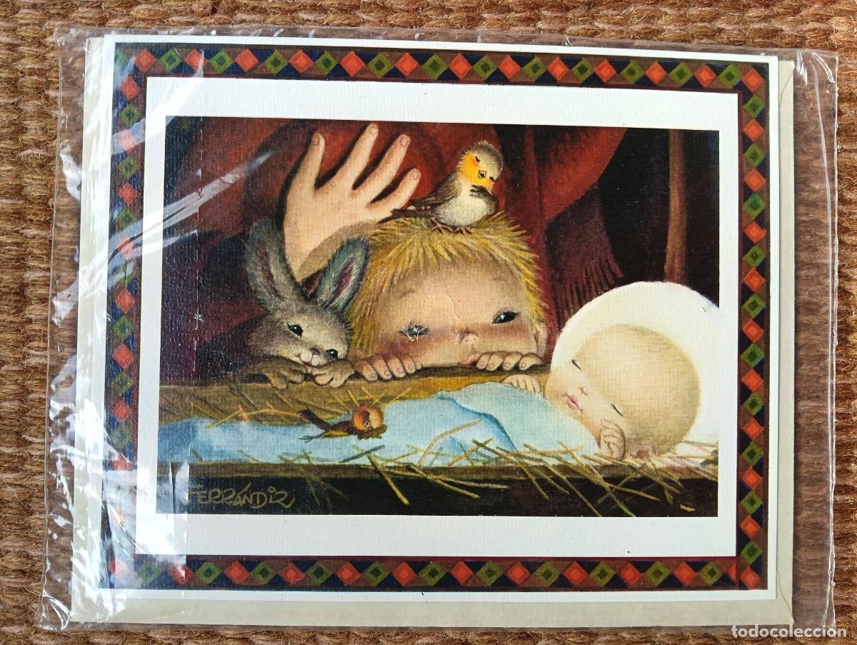 Postales: FERRANDIZ - TARJETA DE NAVIDAD PRECINTADA + SOBRE ORIGINAL