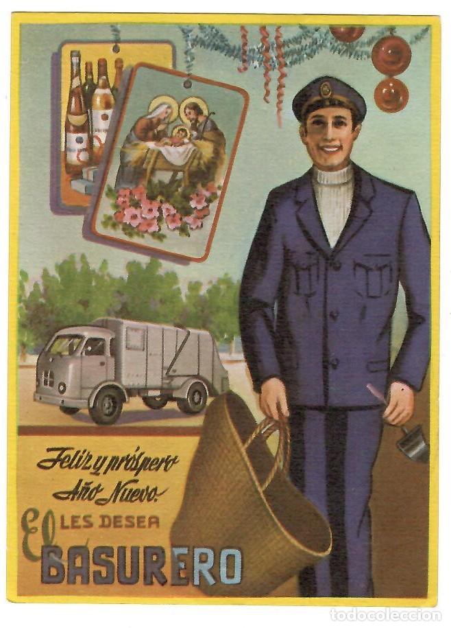 Postales: EL BASURERO LE DESEA FELIZ Y PROSPERO A&Ntilde;O NUEVO