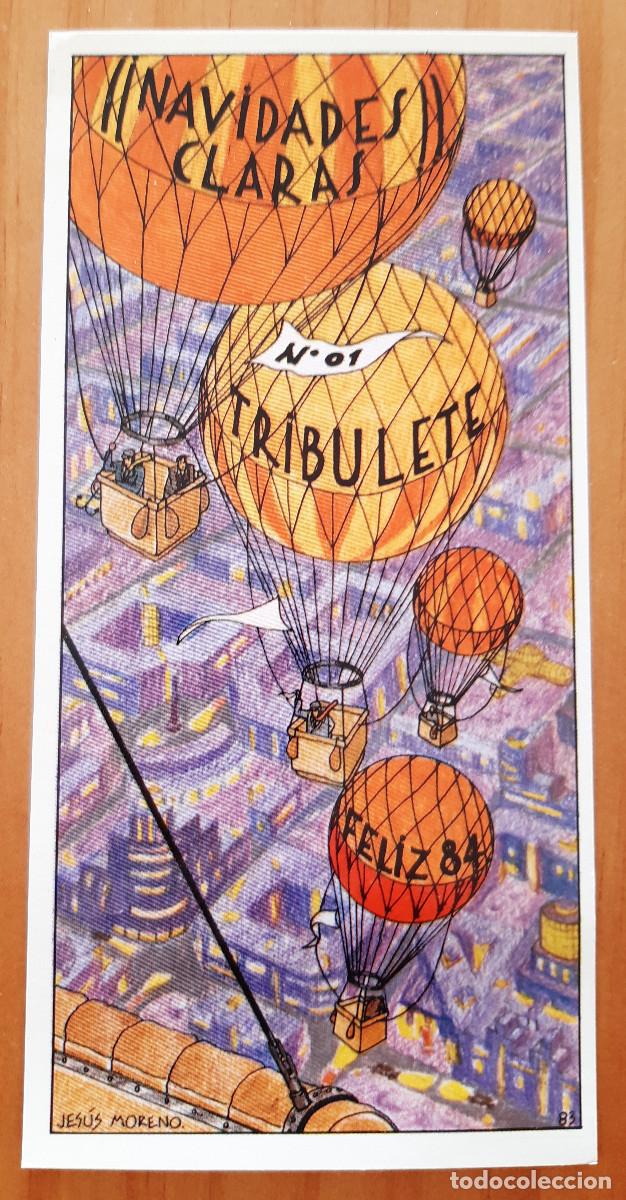 Postales: TARJETA - NAVIDADES CLARAS - N&ordm; 1 - TRIBULETE - FELIZ 84 - 17,50 X 8,50 CMS. - PERFECTO ESTADO