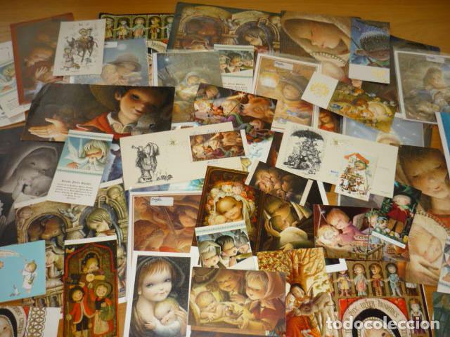 Postales: LOTE 50 POSTALES NAVIDAD FERR&Aacute;NDIZ - DIPTICAS, SIMPLES Y VARIAS CON SOBRE SIN USAR