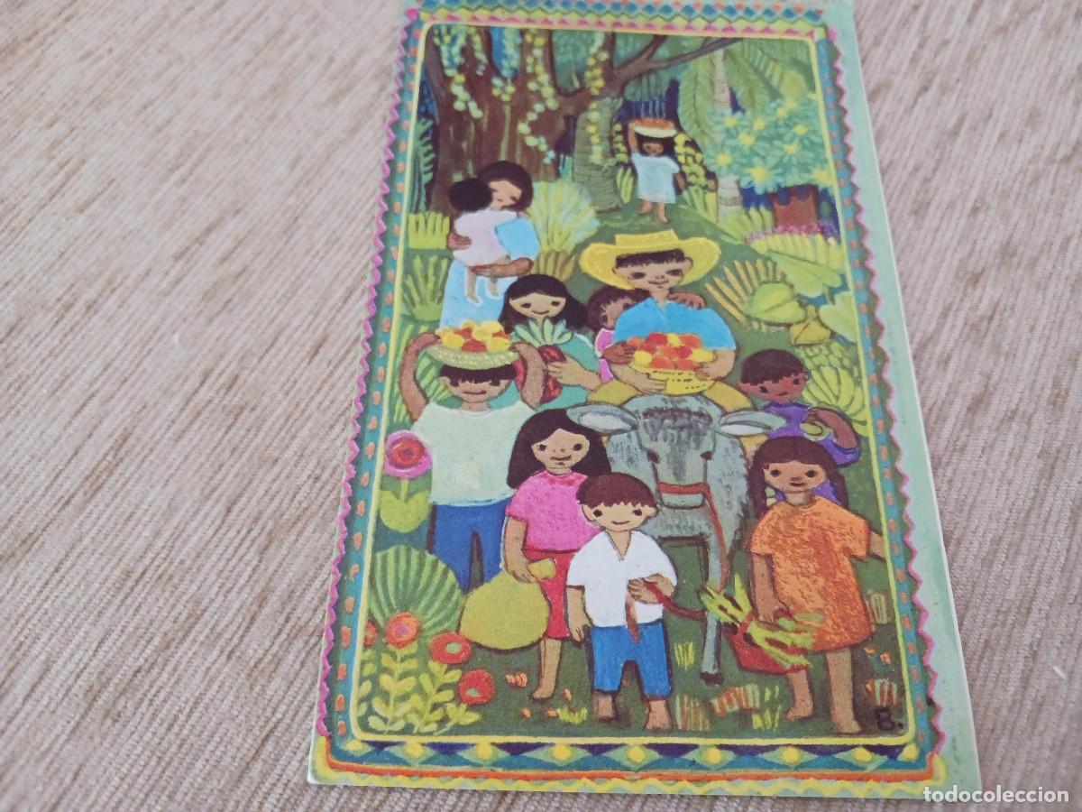 Postales: diptico, felicitacion navide&ntilde;a, caracas 1982