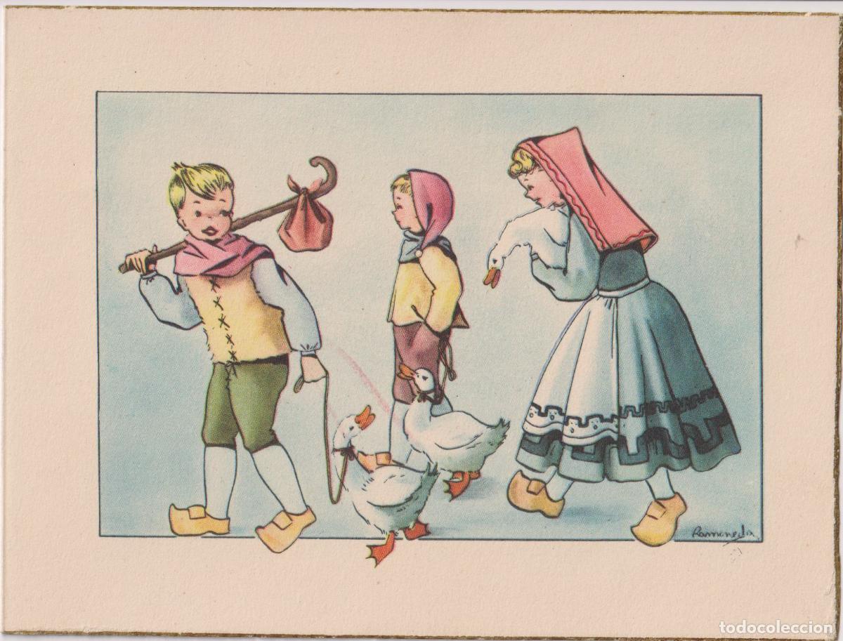 Postales: ILUSTRADOR: RAMONEDA, MOTIVO NAVIDE&Ntilde;O - EDIT.JBR 246 - D&Iacute;PTICO ESCRITO