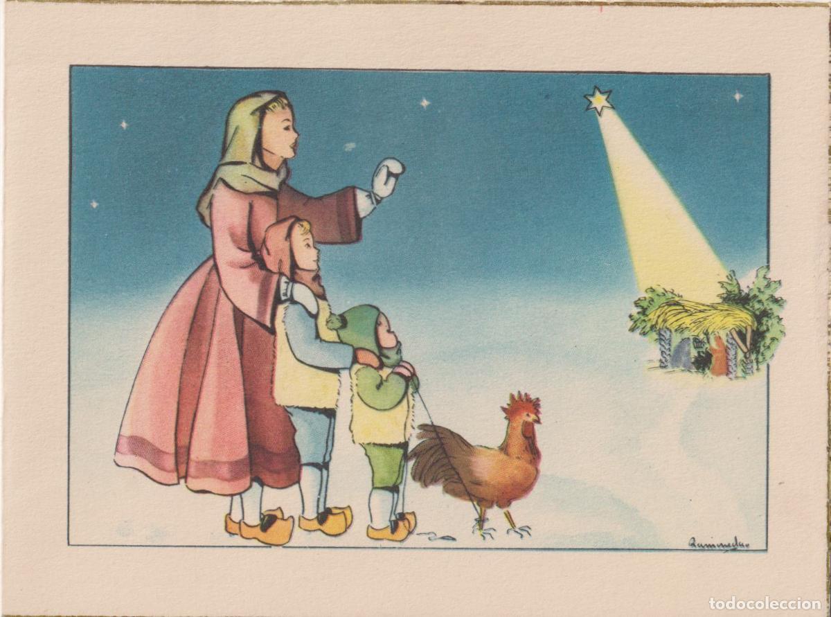 Postales: ILUSTRADOR: RAIMUNDO, MOTIVO NAVIDE&Ntilde;O - EDIT.JBR 246 - D&Iacute;PTICO ESCRITO