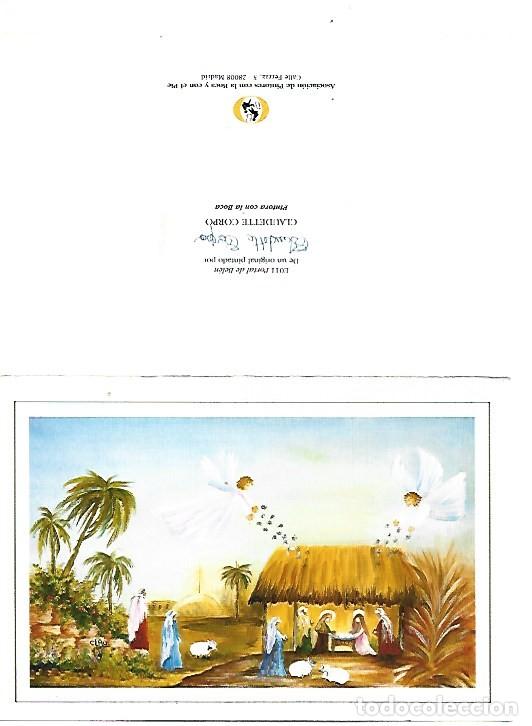 Postales: &rdquo; PORTAL DE BELEN &rdquo; - ORIGINAL PINTADO CON LA BOCA.- (OFERTA 3X2), LLEVA 3 Y PAGA 2